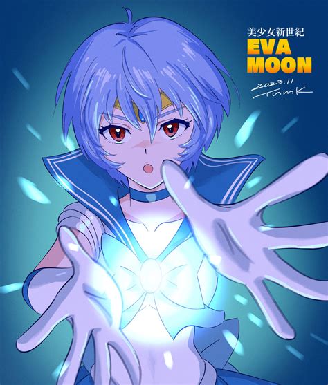 moonlewdeva|EVA MOON (Evangelion x Sailor Moon) art by @tsunemoku